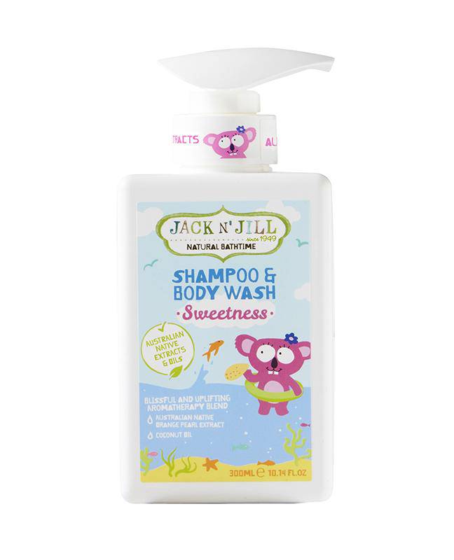 Shampoo & Body Wash Sweetness - Natural 300mL - WellbeingIsland - UK