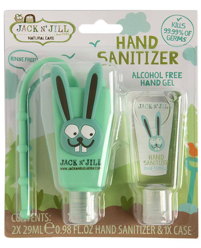 Hand Sanitiser - Bunny 2 Pack 29mL, Alcohol Free - WellbeingIsland - UK