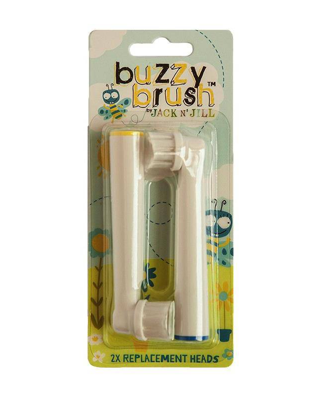 Buzzy Brush Replacement Heads - 2 Pack - WellbeingIsland - UK