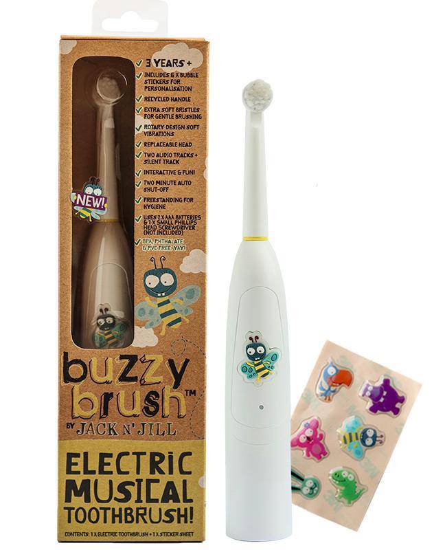 Electric Musical Toothbrush Buzzy Brush (3+ yrs) - WellbeingIsland - UK