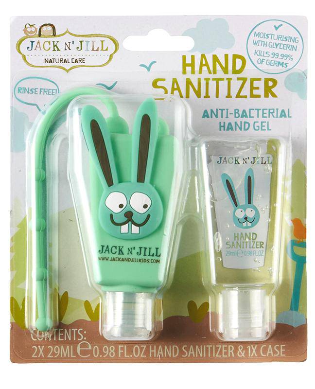 Jack N' Jill Ethanol Hand Sanitiser - Bunny 2 Pack 29mL - WellbeingIsland - UK